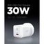 Spigen Essential 30W USB-C PD GaN Fast Charging Wall Charger - (3 Pack) - White Carousel 3