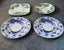 A Small Collection of English Made Chinese Dragon Plates with Gilded Rims. Carousel 1