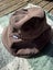 Wide Brim Brown Cotton Sun Hat Carousel 1