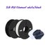 Silk PLA Filament 1.75mm 1KG for 3D Printer -White Carousel 7