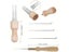 Wool Felting Needles Kit Wood Handle Felting Needles Pack Wool Felt DIY Craft Carousel 4