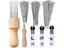 Wool Felting Needles Kit Wood Handle Felting Needles Pack Wool Felt DIY Craft Carousel 5