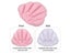 Soft Spa Neck Bath Pillow With Suction Cups Inflatable Terry Cloth Fan-shaped Carousel 6
