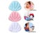 Soft Spa Neck Bath Pillow With Suction Cups Inflatable Terry Cloth Fan-shaped Carousel 8