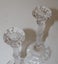 +++ STYLISH (2) GLASS CANDLE STICKS +++ Carousel 4