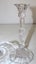 +++ STYLISH (2) GLASS CANDLE STICKS +++ Carousel 15