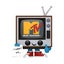 MTV - TV Set with MTV Logo Pop! Vinyl Figure Carousel 1