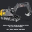1/18 RC Spray Excavator Truck Alloy 17CH Engineering Vehicle Sound Lighting 680 Carousel 5