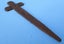 Victorian steel grave marker stake. Carousel 11