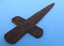 Victorian steel grave marker stake. Carousel 12