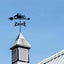 Garden Weathervane Weather Vane,Car Metal Stainless Steel Weather Vane With Ro Carousel 6