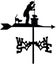 Garden Weather Vane Chimney Sweep Weathervane Measuring Tool Cleaner Black Wea Carousel 1