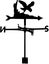 Garden Weather Vane Birds Wind Vane Weather Vain for Roof Iron Metal Weather V Carousel 1