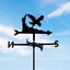 Garden Weather Vane Birds Wind Vane Weather Vain for Roof Iron Metal Weather V Carousel 2