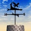 Garden Weather Vane Birds Wind Vane Weather Vain for Roof Iron Metal Weather V Carousel 3