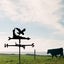 Garden Weather Vane Birds Wind Vane Weather Vain for Roof Iron Metal Weather V Carousel 6
