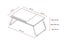 Folding Laptop Table / Laptop Stand Laptop Desk | Walnut colour | As New ! Carousel 9