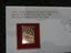 23 Karat Gold foil stamp FDC-$1res Carousel 4
