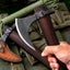 42cm VIKING BATTLE AXE RailSteel Hatchet Tactical Outdoor Hunting Camping Carousel 2