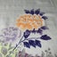 Vintage Japanese Silk Floral Print Fabric Piece Carousel 9
