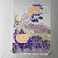 Vintage Japanese Silk Floral Print Fabric Piece Carousel 1