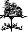 Weathercock Grim Reaper, Weather Vane Retro Metal Wind Direction Indicator, We Carousel 1
