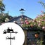 Weathercock Direction Indicator Metal wind vane Orchard Farm Weather Vane Blac Carousel 5