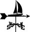 Weathercock - With Animal Silhouette Ornament Metal Weather Vane For Outdoor R Carousel 1