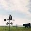 Weathercock - With Animal Silhouette Ornament Metal Weather Vane For Outdoor R Carousel 4