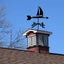 Weathercock - With Animal Silhouette Ornament Metal Weather Vane For Outdoor R Carousel 5