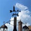 Weathercock Wind Direction Indicator Retro Stainless Steel wind vane Metal wea Carousel 2