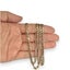 9ct Gold Flat Curb Link Chain High Length 70cm. R # 428 Carousel 6