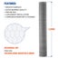 Galvanised Wire Mesh Fence Roll 50x1.2m Carousel 12