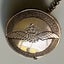 NZ RAF - 9 carat gold engraved sweetheart brooch Carousel 2