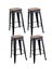 Jupiter Tolix Replica Bar Stools Elm Seat 4pc pk 76cm height Carousel 1