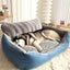 Size 120cmx90cmx37cm High back bolster comfort Pet bed Dog Bed Super Thick Warm Carousel 2