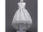 Red Flower Girl Trailer Puffy Wedding Dress For Girl's First Communion Evening Carousel 7