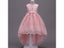 Red Flower Girl Trailer Puffy Wedding Dress For Girl's First Communion Evening Carousel 8