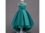 Red Flower Girl Trailer Puffy Wedding Dress For Girl's First Communion Evening Carousel 1