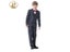 Boys Dark Grey Wedding Suit Kids Formal Blazer Clothing Set Gentleman Children Carousel 8