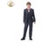 Boys Dark Grey Wedding Suit Kids Formal Blazer Clothing Set Gentleman Children Carousel 9