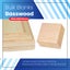 Bulk Blanks-Basswood Plywood 460x460x6mm Sheets for Laser Engraving (5pcs) Carousel 1