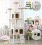 185CM High Cat Tree House Scratching Post Condo - White Carousel 1