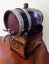*** MOST LOVELY & UNIQUE VINTAGE MUSICAL WOODEN WINE BARREL *** Carousel 1