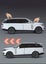 1/32 Land Range Rover SV SUV Alloy Car Model Diecast Carousel 13