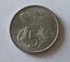 NEW ZEALAND 1967 "NO HORIZON" VARIETY 5 CENTS COIN, AU!, $1 RES!! Carousel 1