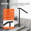 Step Handrail 2-3 Steps Outdoor Stair Railing Porch Single Post Handrail Carousel 3