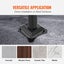 Step Handrail 2-3 Steps Outdoor Stair Railing Porch Single Post Handrail Carousel 5