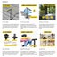 Step Handrail 2-3 Steps Outdoor Stair Railing Porch Single Post Handrail Carousel 13