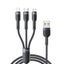 Multi Charging Cable, 3 in 1 Universal Multiple Charging Cord Carousel 1